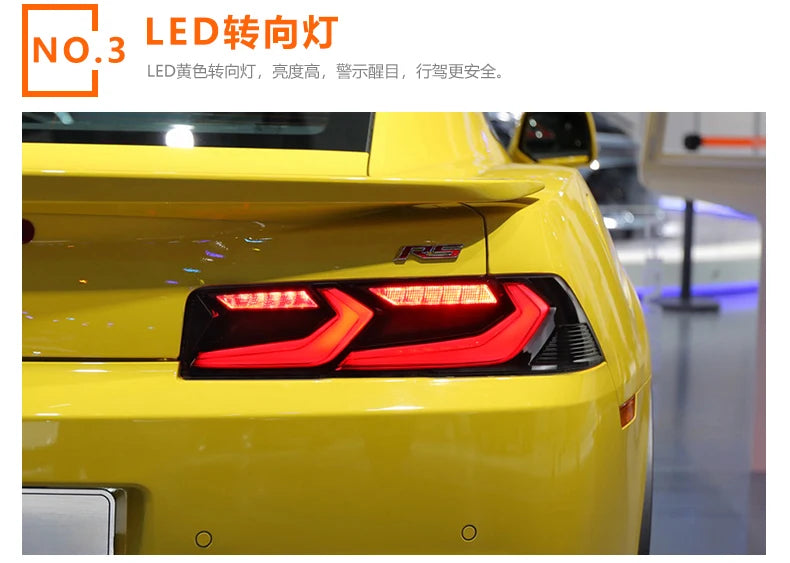 Car Styling Tail lamp light for Camaro Tail Lights 2014-2015