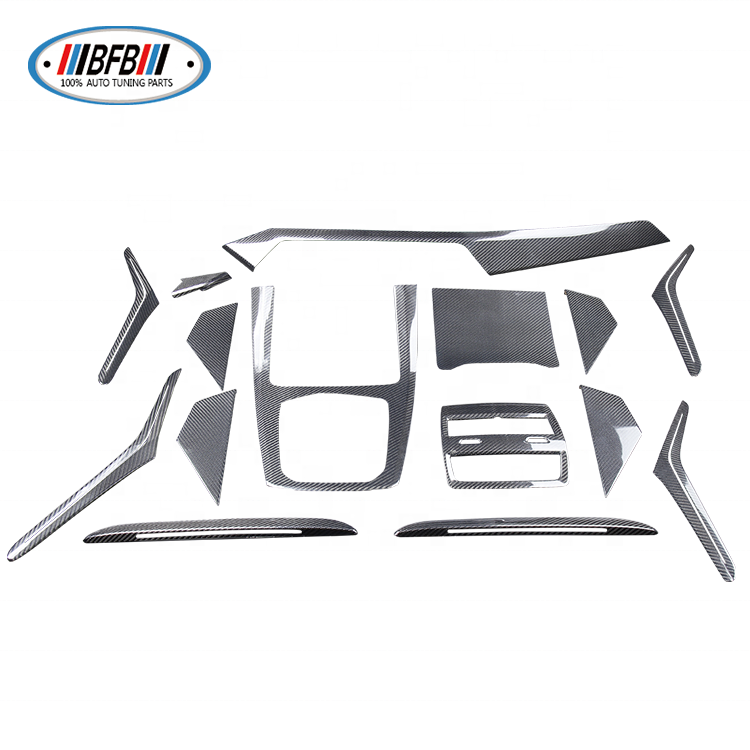 Dry Real Carbon Fiber Interior Trims Dash Cover Center Console Panel for BMW X5 G05 X7 G07 2019up - CAR CRAFT INDIA