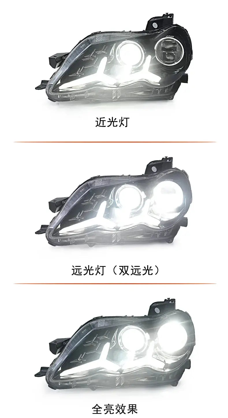 Toyota Mark X Headlights 2004-2009 Reiz LED Headlight DRL