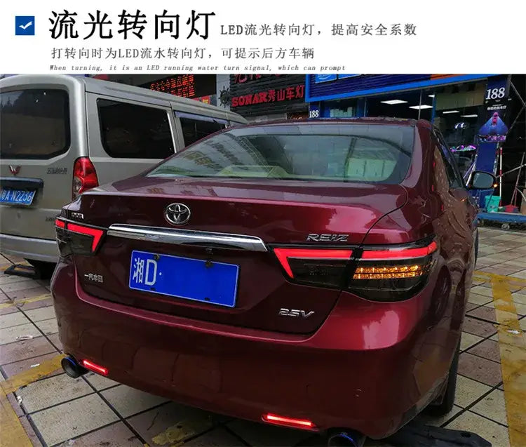 Toyota Mark X Tail Lights 2010-2012 Reiz LED Tail Light DRL