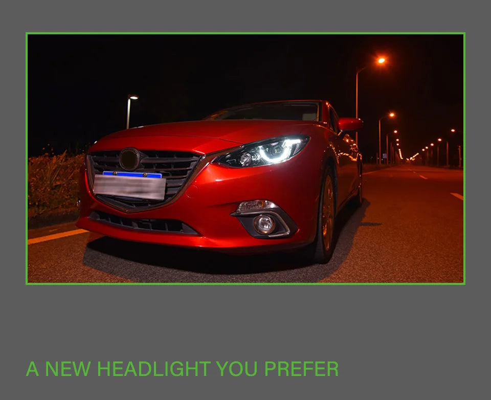 Car Styling for Mazda 3 Axela LED Headlight 2014-2016 New