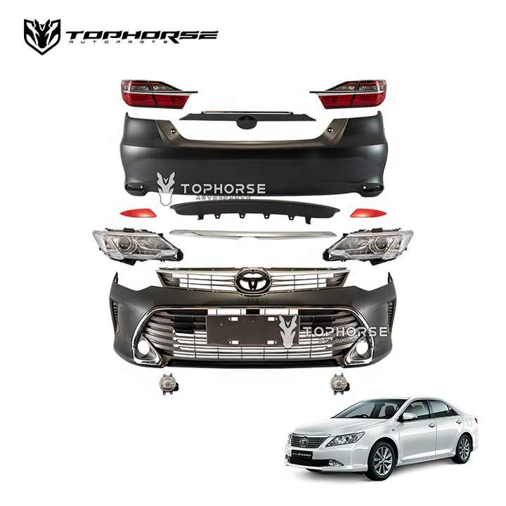 Toyota Camry LE/SE Upgrade Body Kit Bumper Head light Tail light Front Grille 2012-2015