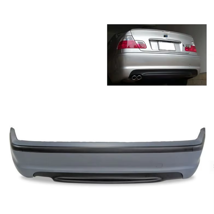 M-Tech M-sport Style Rear Bumper  for BMW E46 3 Series Sedan - CAR CRAFT INDIA