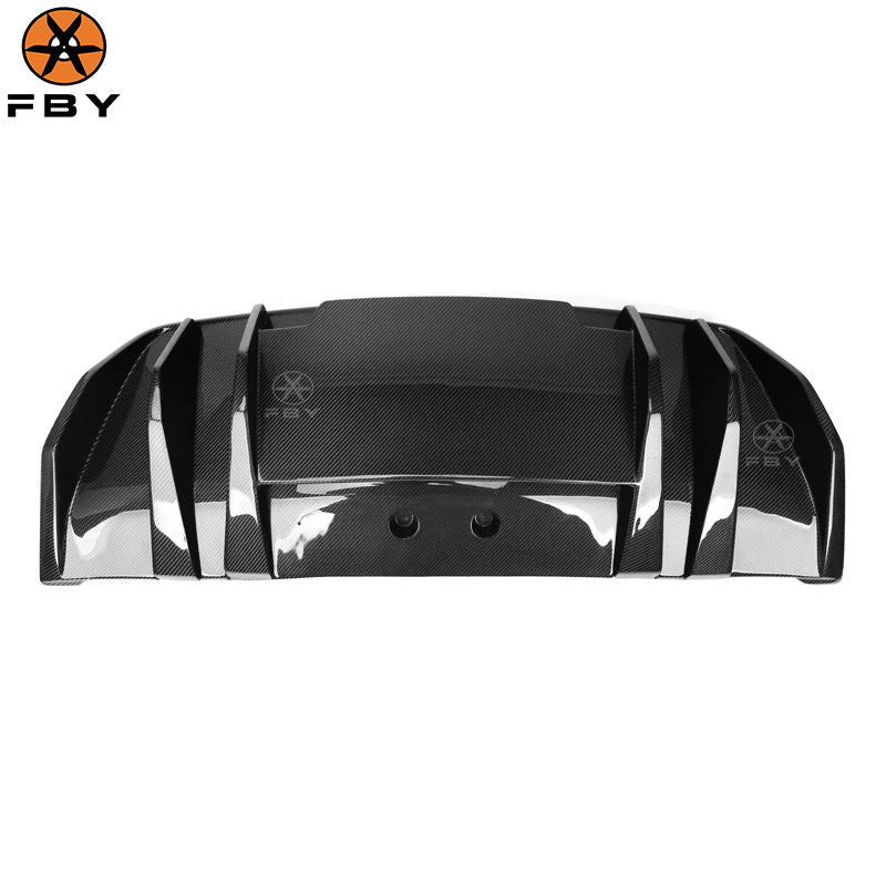 Hight Quality V Style Carbon Fiber Rear Bumper Diffuser Fro Audi R8 2012-2015 Rear Diffuser