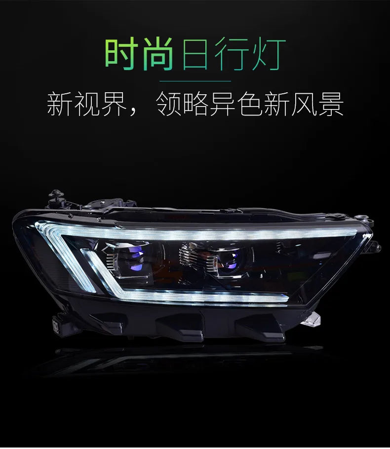 Car Styling Head lamp light for T-ROC Headlights 2017-2020