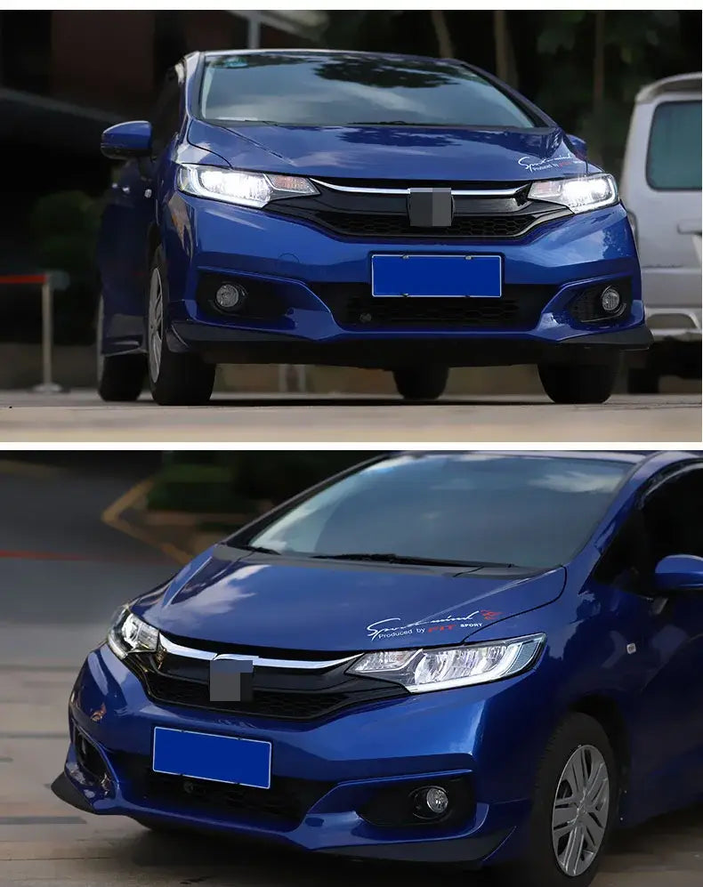 Car Styling Head lamp light for Honda Fit Headlights