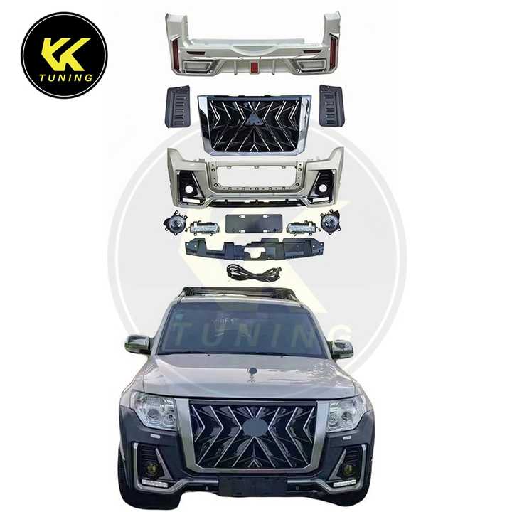 Black Hawk Style Facelift Kit Full Set Body Kits for Mitsubishi Pajero Accessories2015-2018 V97 V93 V98