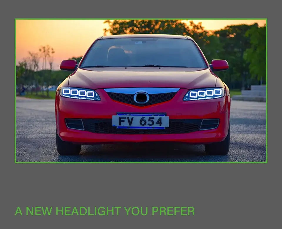 Car Styling Head lamp light for Mazda 6 Headlights 2004-2012