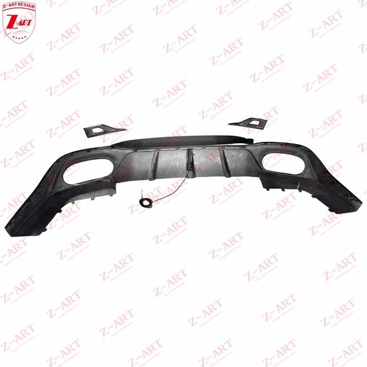 Z-ART A45S Carbon Fiber Rear Diffuser for W177 A45 2020+ Carbon Fiber Rear Lip Spoiler for A45 S