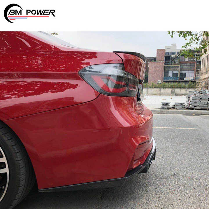 Rear Diffuser for 3 Series F30 F35 M3 M4 New Style Diffuser with Brake Light Fit for BMW F80 F82 2015-2018 Carbon Fiber - CAR CRAFT INDIA