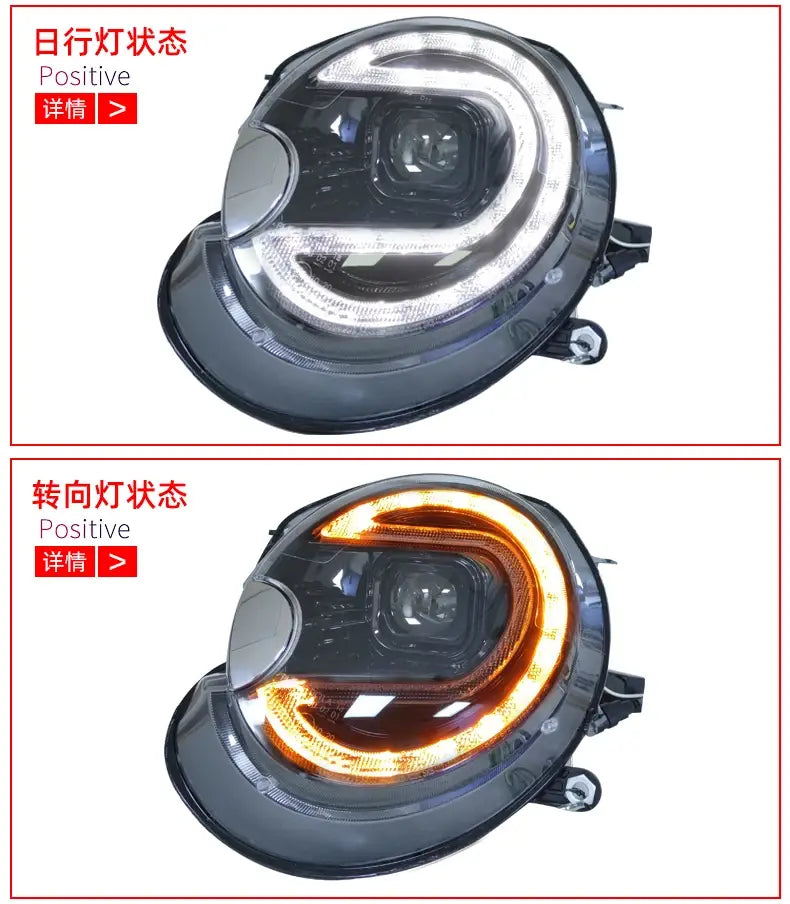 Car Styling Head lamp light for MINI R55 Headlights