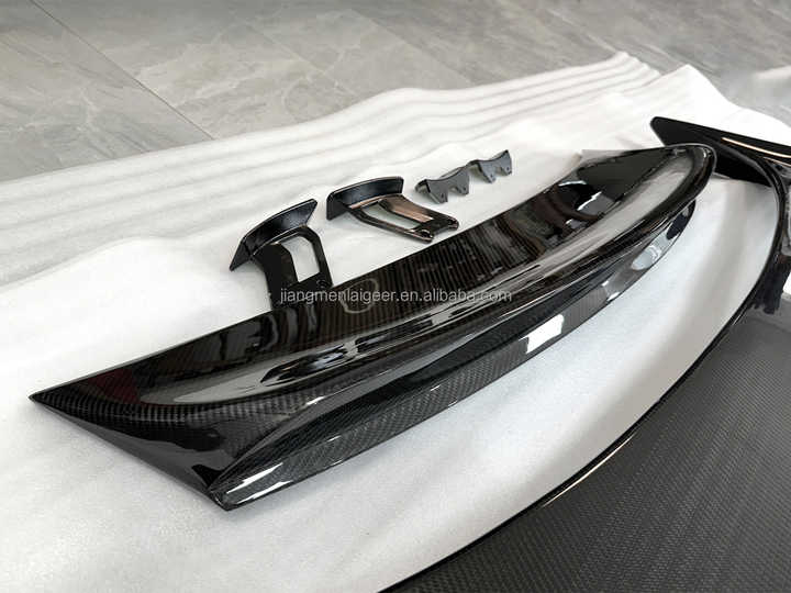 Porsche Taycan WEISSACH Style Auto Parts Rear Wing Spoiler Body Kits Dry Carbon Fiber  Rear Wing For Taycan(Full Carbon Fiber)