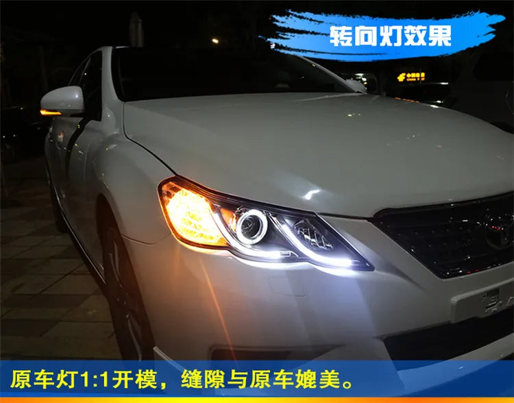 Car Styling Head lamp light for Toyota Mark X Headlights