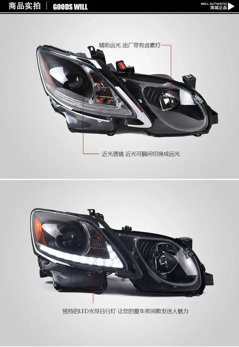 Car Styling Head lamp light for Lexus GS350 Headlights