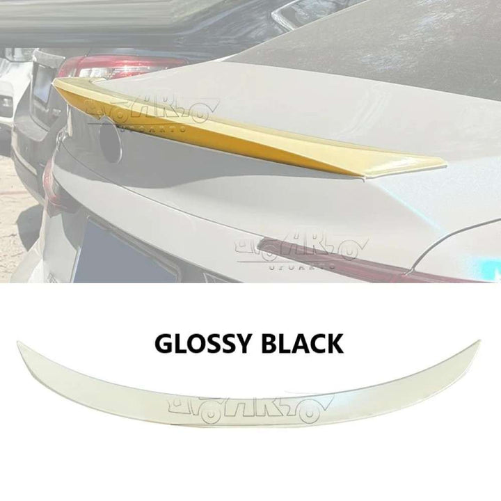 Car Craft Compatible With Toyota Camry 2024+ Rear Trunk Wing Boot Spoiler Lip Splitter Skirt Ar-toyota-0105 Glossy Black - CAR CRAFT INDIA