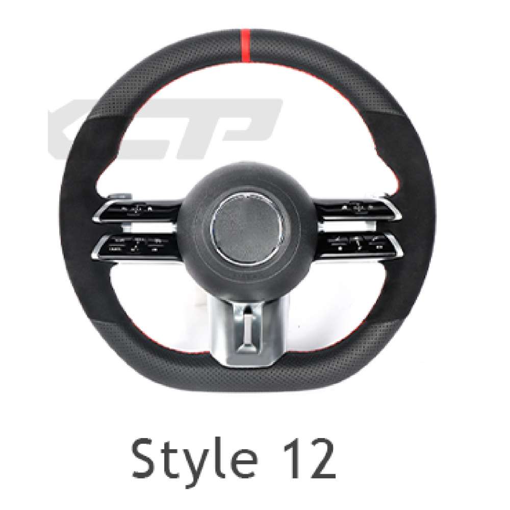 Car Craft Compatible With Mercedes A B C E S G V M Class Ml Gl Gla Glb Glc Gle Gls Slk G55 G63 G Wagon Eqs Upgraded Custom Amg Brabus Maybach Full Steering Wheel Style 12 CC-8150 - CAR CRAFT INDIA