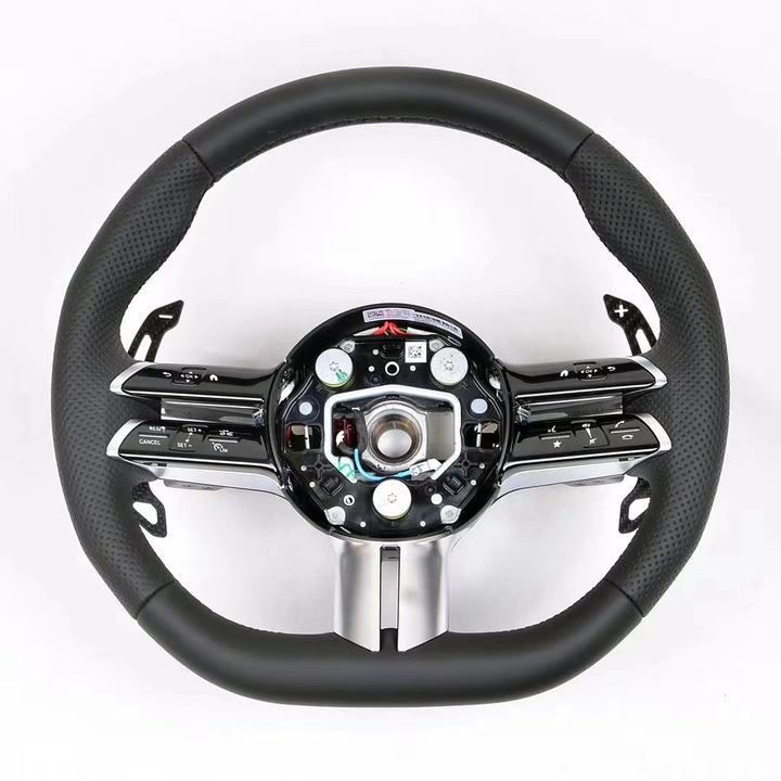 Car Craft Compatible With Mercedes Benz C E S Class GLE GLS W206 W213 W223 W465 W167 E63s 2022-2023 Dragonfly Style Dry Carbon Fiber Steering Wheel Magnetic Shift Paddles Replacement Extended Shift Paddles CC-7934 - CAR CRAFT INDIA