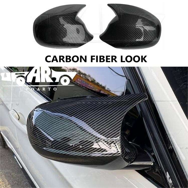 Car Craft Compatible With Bmw 3 Series E90 Lci 2008-2011 Side Rear View Case Wing Cap Shell Housing Mirror Covers 3m Tape Pasting Style Ar-mr-021 Cf Carbon Fiber Look CC-8073 - CAR CRAFT INDIA