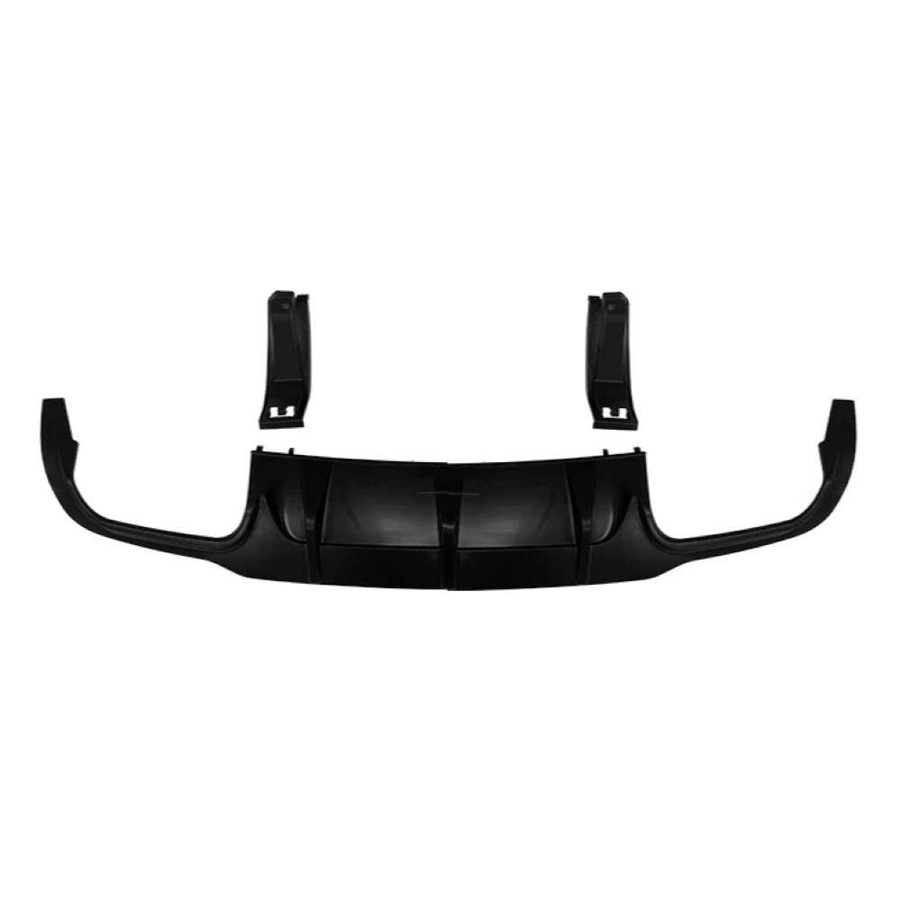 Car Craft Compatible With Mercedes Benz C Class W204 2007-2013 Amg C63 Rear Bumper After Lip Splitter Skirts Diffuser Ar-benz-0114 Cf Carbon Fiber Look - CAR CRAFT INDIA