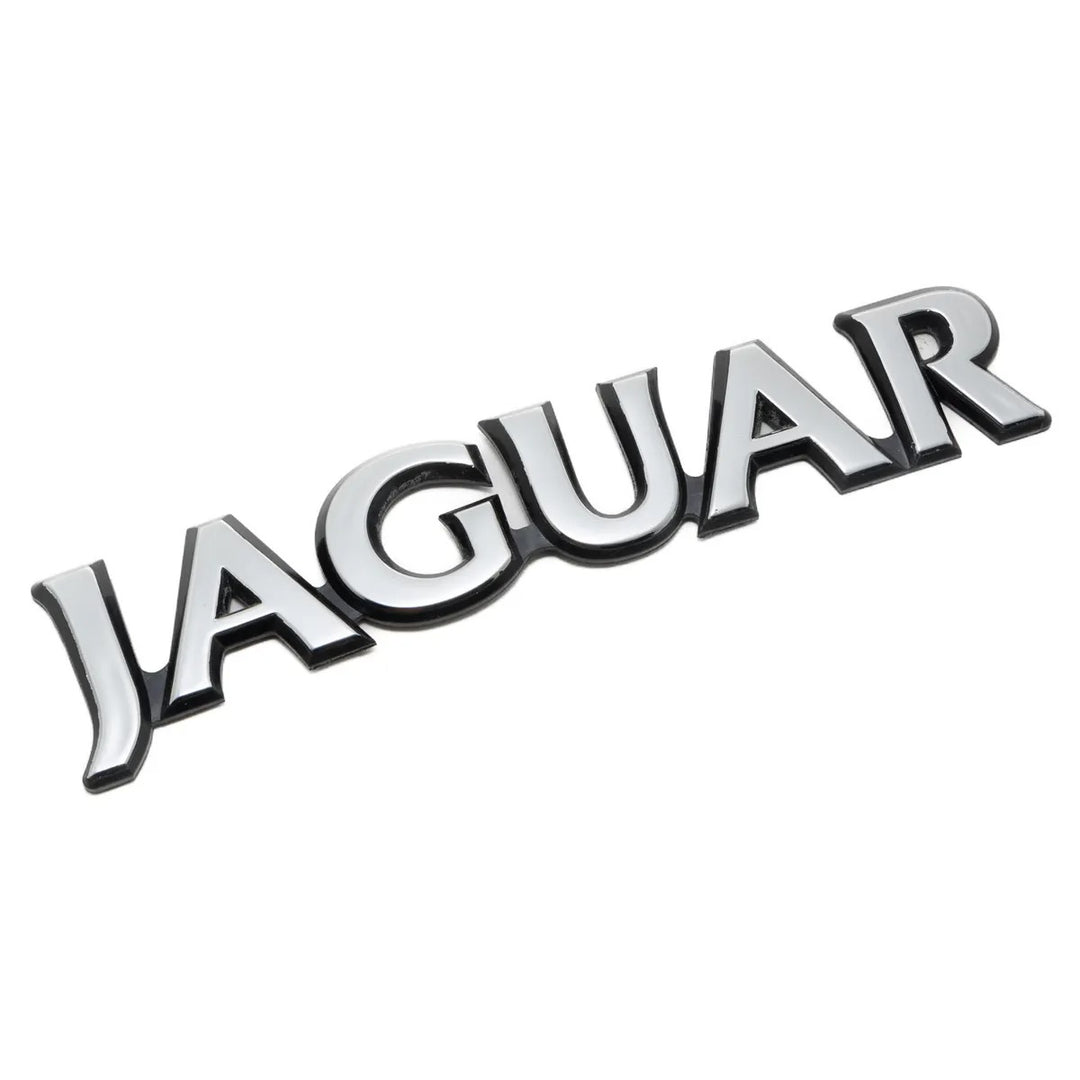 Car Craft Compatible With Jaguar Xf Xe Xjl Xfs Xkr F Pace Letter Logo Badge Emblem Sticker Chrome 145*30mm