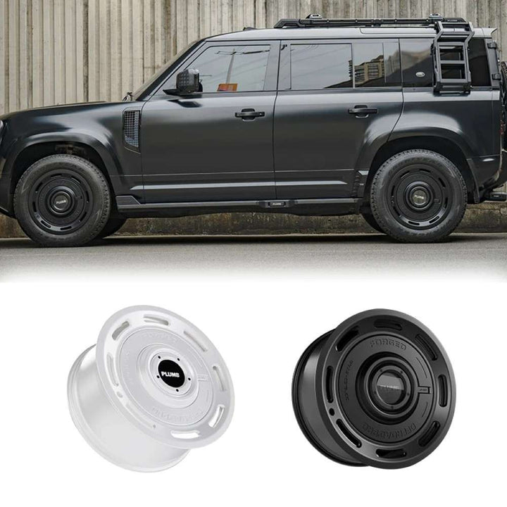 Car Craft Compatible With Range Land Rover Defender 2020-2025 Plumb M-one Alloy Wheel Macwheel Rim Black 22 Inch Plumb-018 - CAR CRAFT INDIA