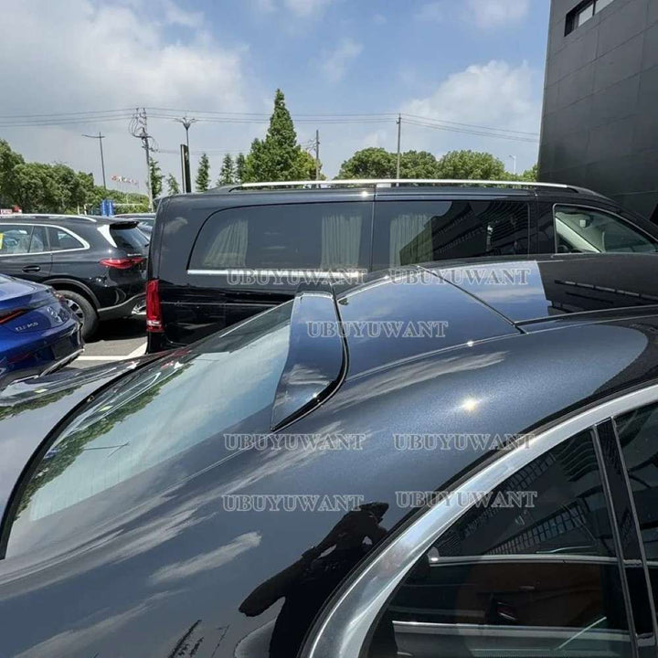 Car Craft Compatible With Mercedes S Class W223+ Rear Trunk Wing Boot Roof Spoiler Lip Splitter Skirt Amg Style Ar-benz-0106 Cf Carbon Fiber Look - CAR CRAFT INDIA