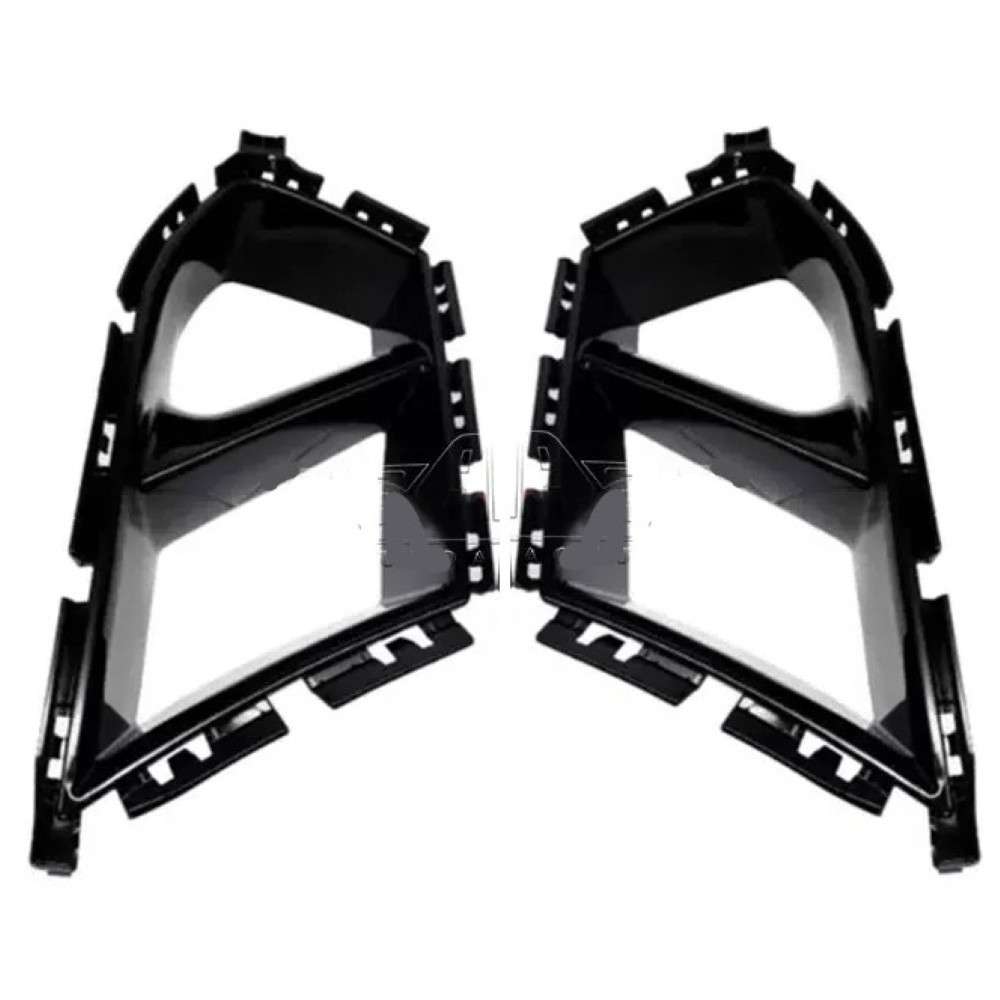 Car Craft Compatible With Bmw 3 Series G80 G82 2020+ M3 M4 Front Bumper Lip Splitter Skirts Fog Lamp Air Vent Trim Cover Ar-bm-0251 Cf Carbon Fiber Look - CAR CRAFT INDIA