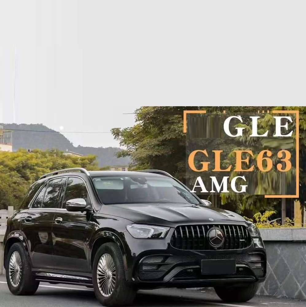 Car Craft Compatible With Mercedes Benz Gle W167 2020-2025 Upgrade Facelift Covert To Gle63 Amg Bodykit Bumper Grill Diffuser After Lip 1:1 - CAR CRAFT INDIA