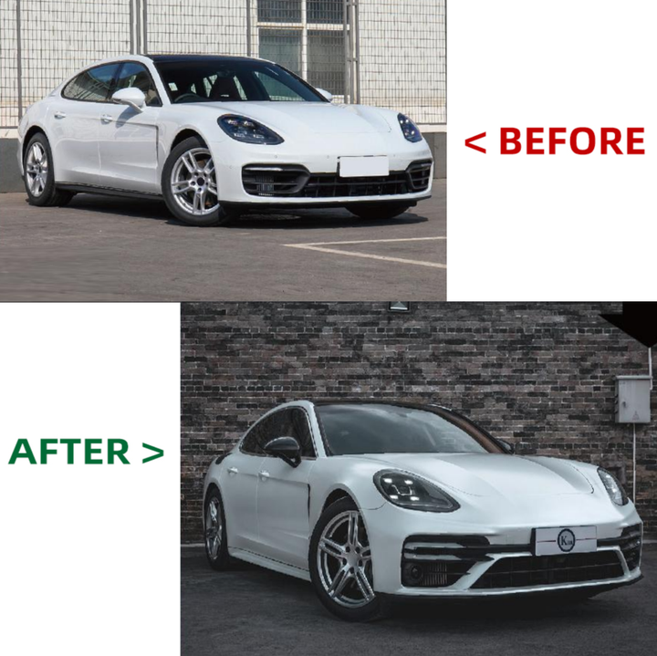 Car Craft Compatible With Porsche Panamera 971.2 2021-2023 Upgrade Facelift Bumper Bodykit Conver To 971.2 2021-2023 Turbo S CC-5611 - CAR CRAFT INDIA