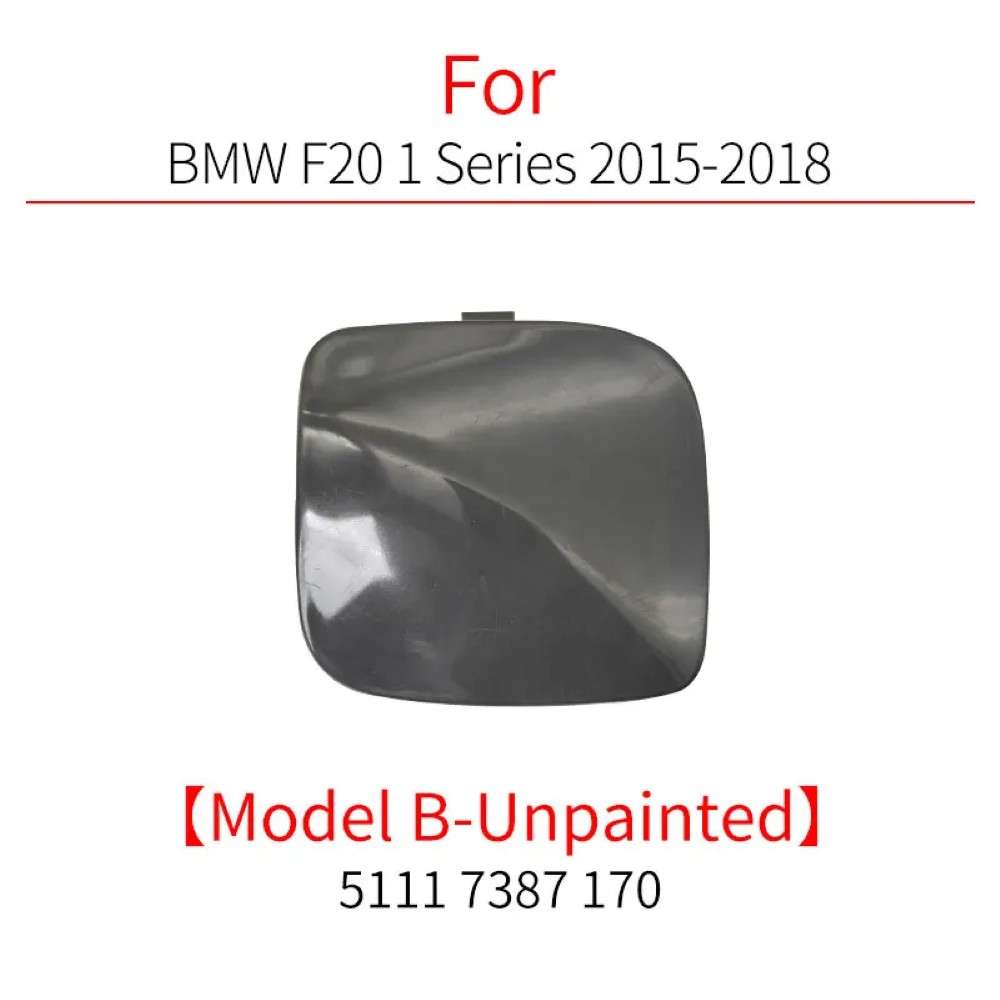 Car Craft Compatible With Bmw 1 Series F20 Lci 2015-2018 Front Bumper Tow Hook Towing Tochan Trailer Cover 51117387170 Model B Unpainted CC-8093 - CAR CRAFT INDIA