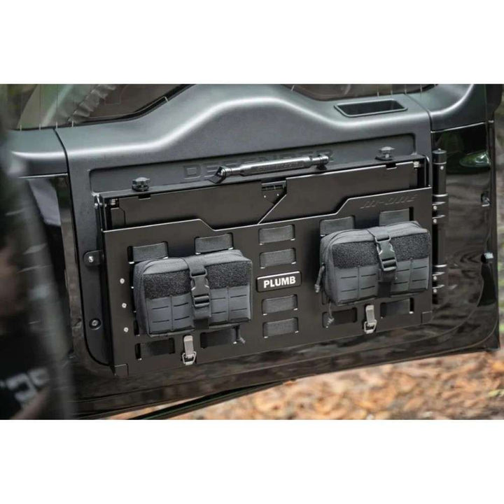 Car Craft Compatible With Range Land Rover Defender 2020-2025 90/110 Plumb M-on Series Tailgate Tail Gate Trunk Folding Table Plumb-004 - CAR CRAFT INDIA
