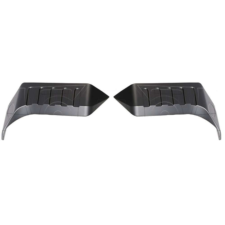 Car Craft Compatible With Jeep Wrangler 2007-2017 Rear Trunk Wing Boot Roof Spoiler Lip Splitter Skirt Led Ar-jeep-006 Cf Carbon Fiber Look - CAR CRAFT INDIA