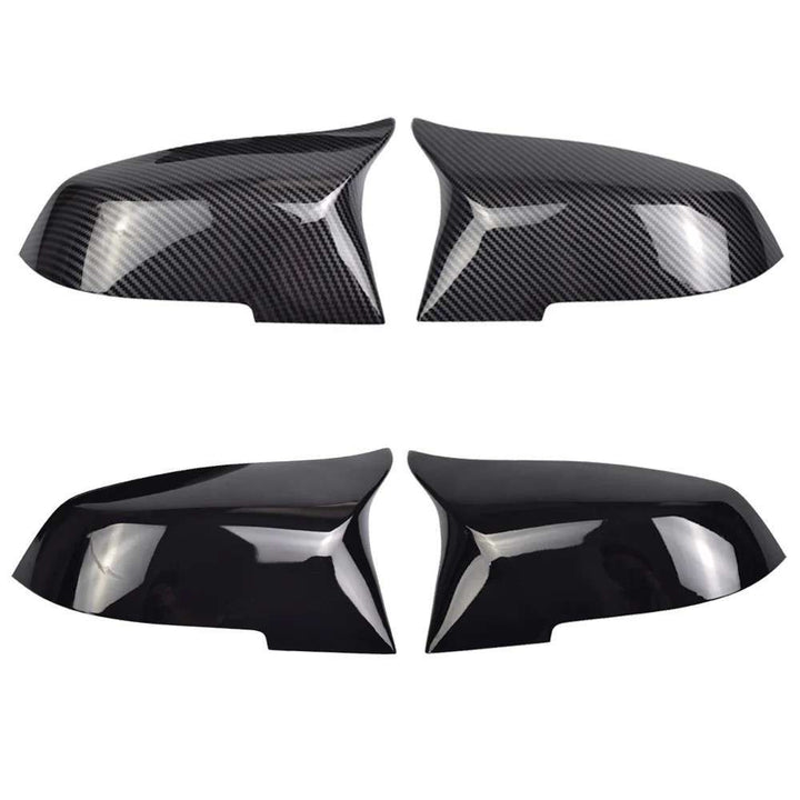 Car Craft Compatible With Bmw 3 Series F30 F34 F80 12-19 X1 E84 12-15 1 Series F20 12-18 Side Rear View Case Wing Cap Shell Housing Mirror Covers 3m Tape Pasting Style Ar-mr-022 Cf Carbon Fiber Look - CAR CRAFT INDIA
