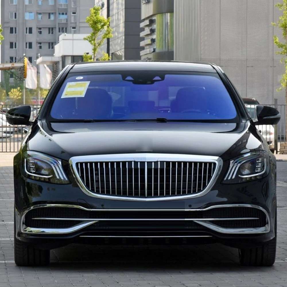 Car Craft Compatible With Mercedes Benz S Class W221 2006-2014 To W222 Lci Maybach Upgrade Facelift Conversion Bodykit Bumper Hood Headlight Taillight
