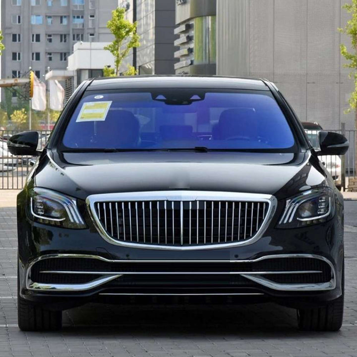 Car Craft Compatible With Mercedes Benz S Class W221 2006-2014 To W222 Lci Maybach Upgrade Facelift Conversion Bodykit Bumper Hood Headlight Taillight