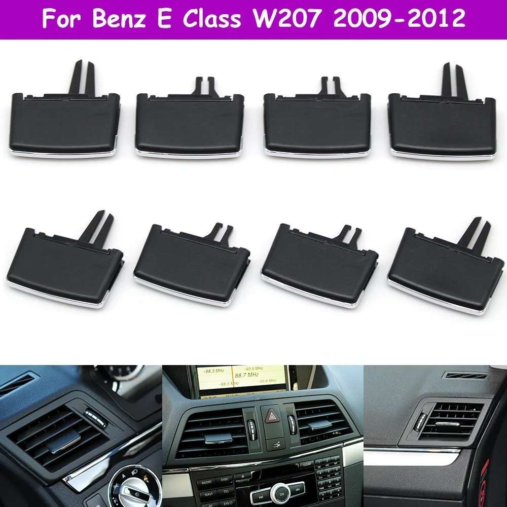 Car Craft Compatible With Mercedes E Class Cabriolet Coupe W207 2009-2012 Car Air Conditioner Left Right Central Ac Vent Grille Slider Tab Clip Outlet Repair Kit 2078300154-c R Right - CAR CRAFT INDIA