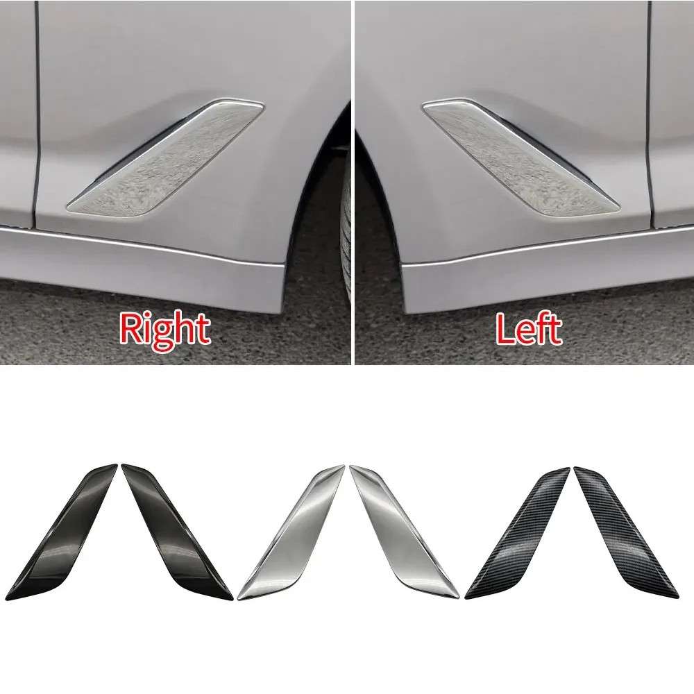 Car Craft Compatible With Bmw 5 Series G30 F90 2017-2024 Side Fender Decorative Bright Electroplated Strip Trim 51747439013 Left Black CC-8098 - CAR CRAFT INDIA