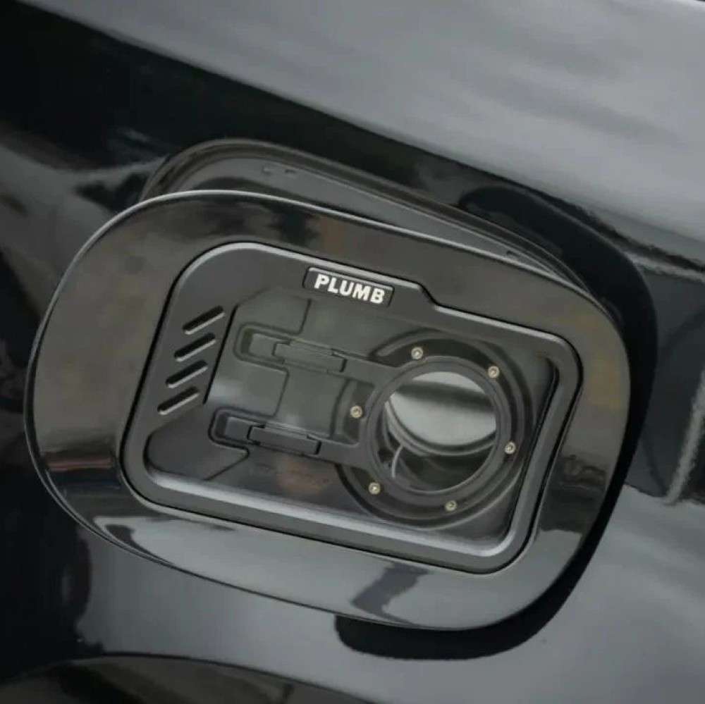 Car Craft Compatible With Range Land Rover Defender 2020-2025 110 Plumb M-one Series Transparent Fuel Tank Cover Plumb-003 - CAR CRAFT INDIA