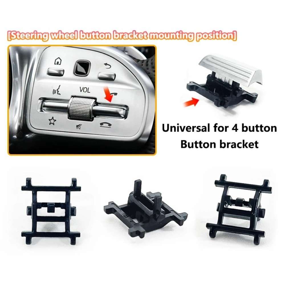 Car Craft Compatible With Mercedes Benz A B C E S Class W205 W206 W213 W214 W222 W223 W167 W247 W464 W465 H247 W253 W254 2019-2025 Gla Glc Gle Gls Steering Wheel Control Switch Button 0999058106-2 CC-8482