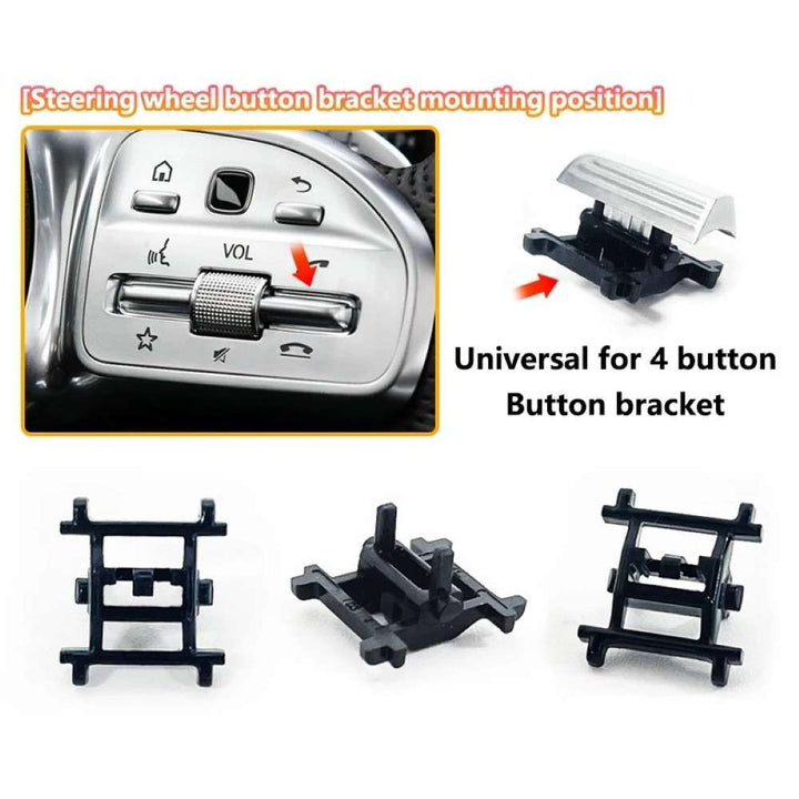 Car Craft Compatible With Mercedes Benz A B C E S Class W205 W206 W213 W214 W222 W223 W167 W247 W464 W465 H247 W253 W254 2019-2025 Gla Glc Gle Gls Steering Wheel Control Switch Button 0999058106-2 CC-8482