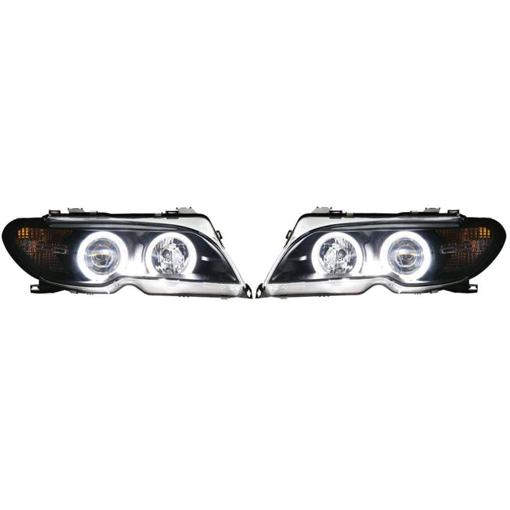 Car Craft Compatible With Bmw 3 Series Lci E46 2003-2005 Two-door Coupe With Original Halogen Version Car Upgraded Head Light Lamp Xenon Headlight Retrofit Upgrade Modified Led Drl Hid Headlights - CAR CRAFT INDIA