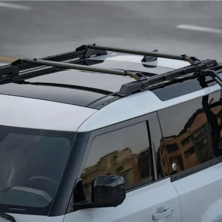 Car Craft Compatible With Range Land Rover Defender 2020-2025 90 Plumb M-one Adjustable Slimline Roof Rail Rack Plumb-015 - CAR CRAFT INDIA