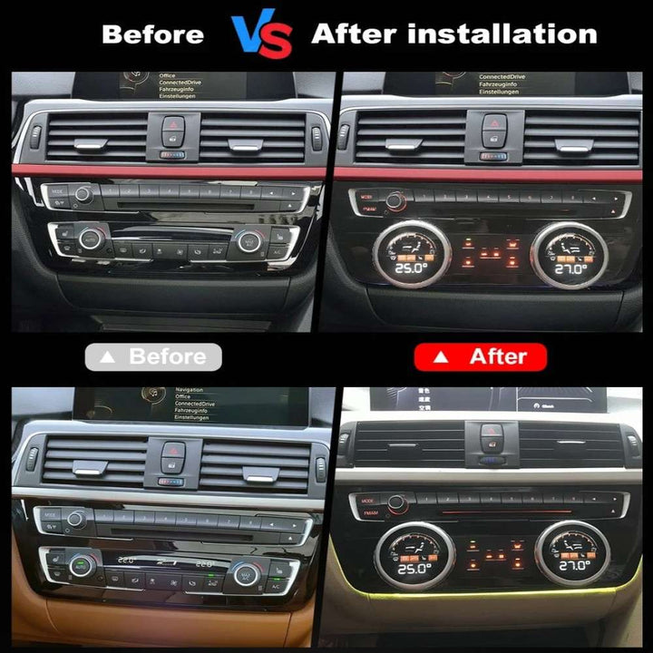 Car Craft Compatible With Bmw 3 Series F30 F34 2012-2018 4 Series F32 2012-2018 Lcd Display Air Conditioning Board Android Ac Panel Digital Touch Screen Climate Knobs Control 8.8 Inch CC-8488 - CAR CRAFT INDIA