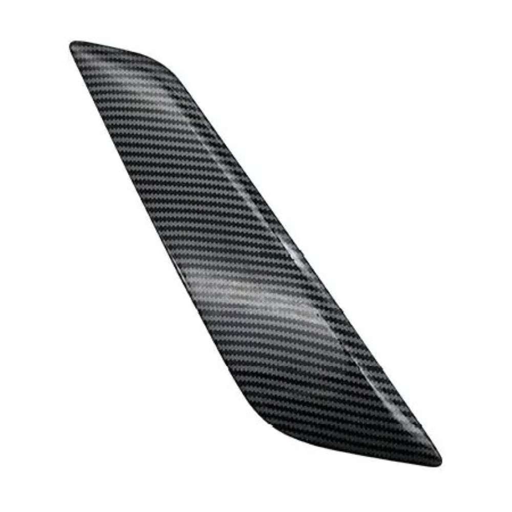 Car Craft Compatible With Bmw 5 Series G30 F90 2017-2024 Side Fender Decorative Bright Electroplated Strip Trim 51137349593-tx Left Carbon Fiber Look CC-8102 - CAR CRAFT INDIA