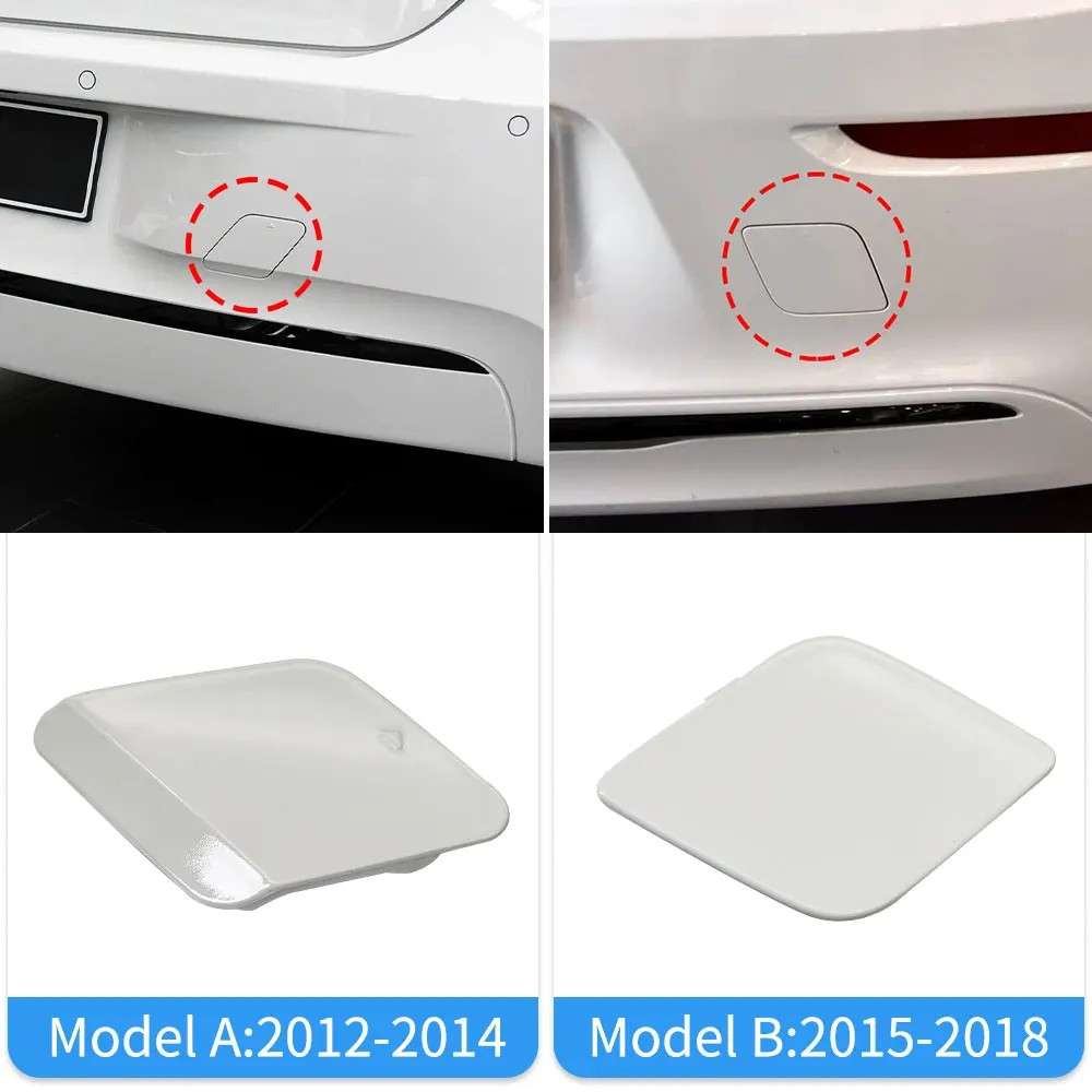 Car Craft Compatible With Bmw 1 Series F20 2012-2014 Rear Bumper Tow Hook Towing Tochan Trailer Cover 51127293548 Model A Unpainted CC-8094 - CAR CRAFT INDIA