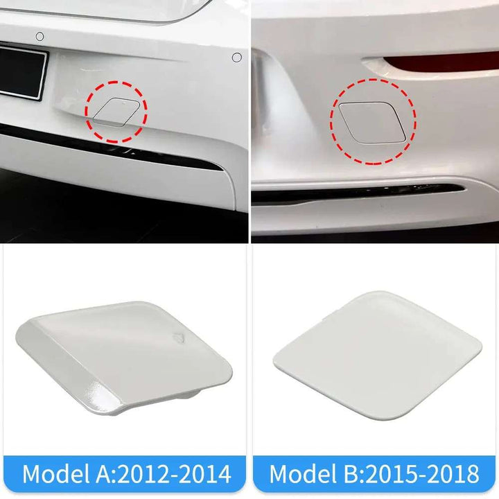 Car Craft Compatible With Bmw 1 Series F20 2012-2014 Rear Bumper Tow Hook Towing Tochan Trailer Cover 51127293548 Model A Unpainted CC-8094 - CAR CRAFT INDIA