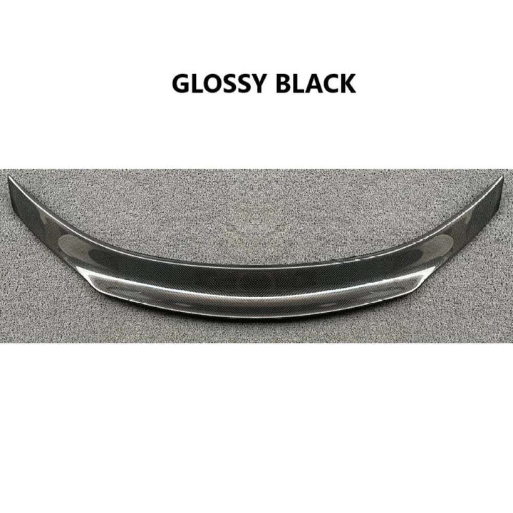 Car Craft Compatible With Mercedes Cla W117 2014-2019 Rear Trunk Wing Boot Spoiler Lip Splitter Skirt Psm Black Ar-benz-094 Glossy Black - CAR CRAFT INDIA