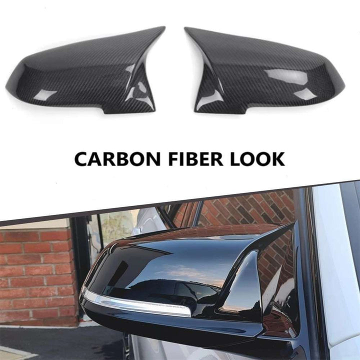 Car Craft Compatible With Bmw 5 Series F10 Lci 14-17 6 Series F12 F06 12-16 7 Series F02 12-14 Side Rear View Case Wing Cap Shell Housing Mirror Covers 3m Tape Pasting Style Ar-mr-026 Cf Carbon Fiber Look - CAR CRAFT INDIA