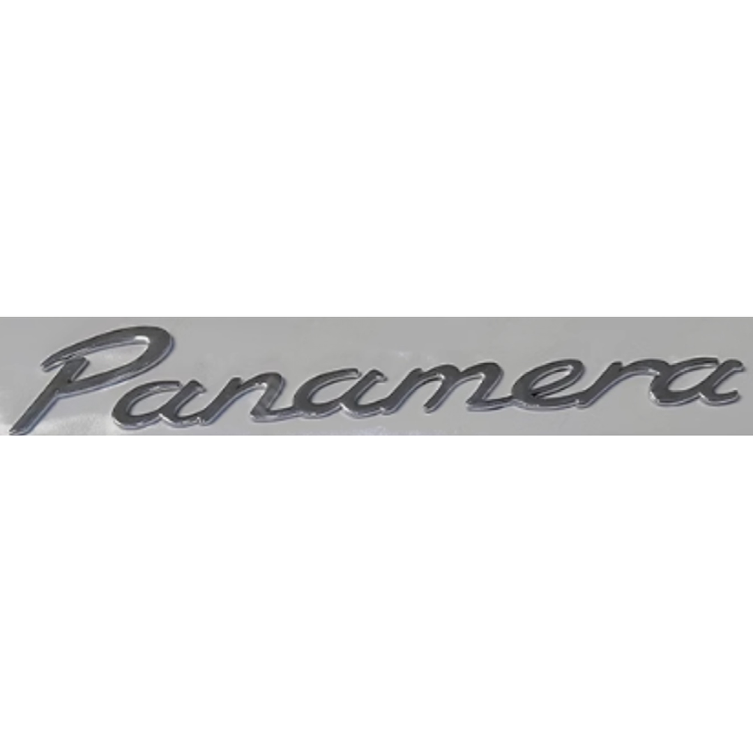 Car Craft Compatible With Porsche Panamera Letter Logo Badge Emblem Sticker Chrome