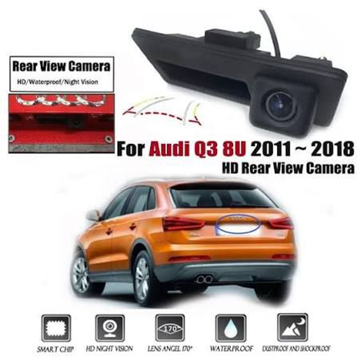 Car Craft Compatible With Audi Q3 A5 A6 A7 2011-2018 Rear View Camera Ccd Night Vision Reversing Camera License Plate Camera Backup Trunk Camera